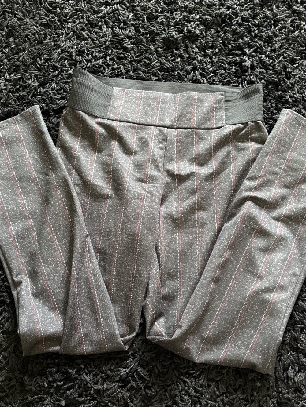 Joe B grey with red stripe leggings